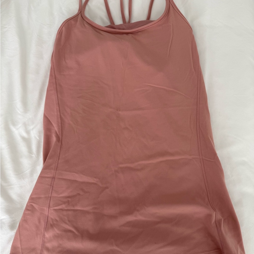 lululemon athletica Strappy Tank Top in Dusty Rose